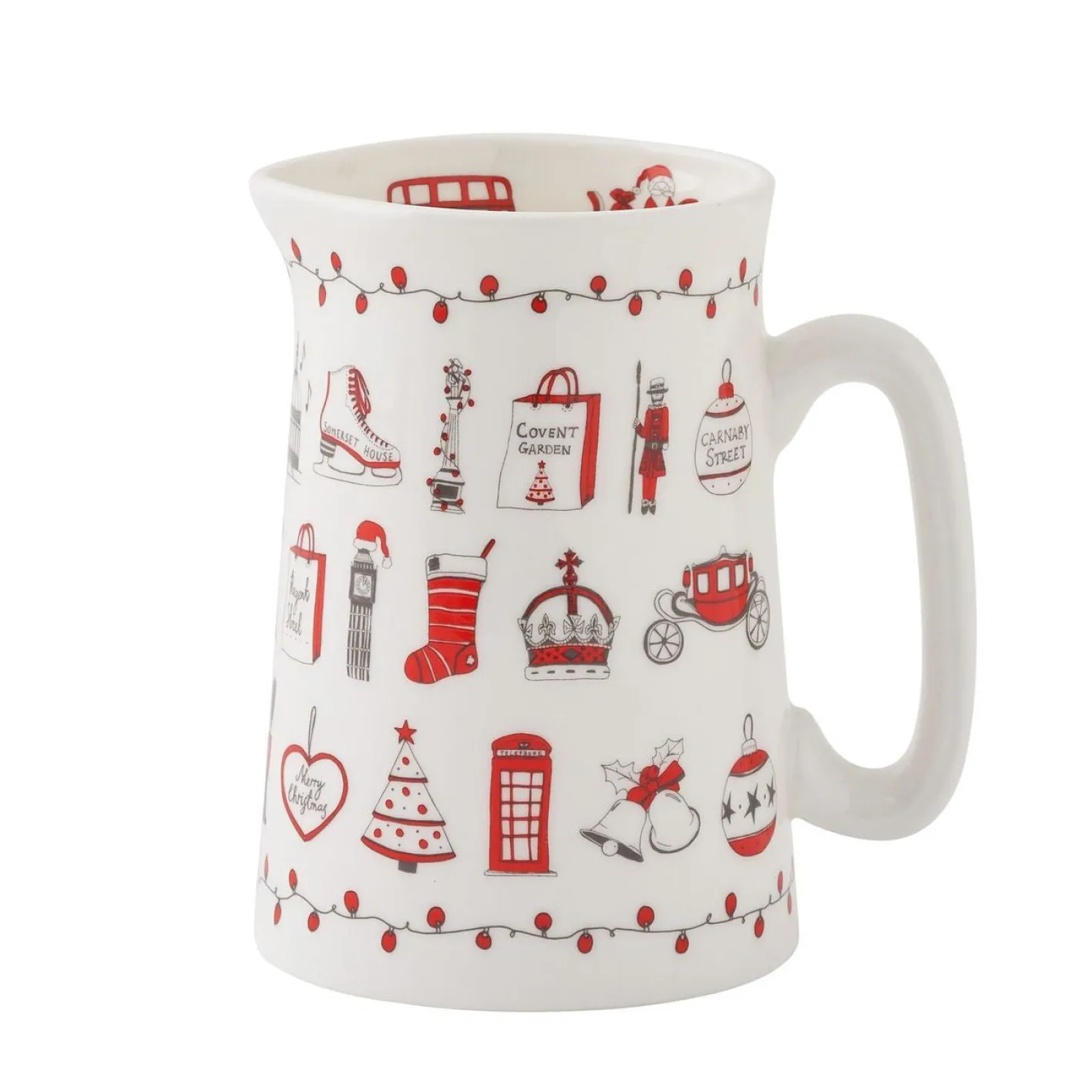 Victoria Eggs London Christmas Half Pint Jug