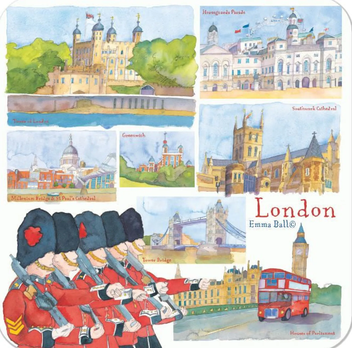 Emma Ball London Coaster
