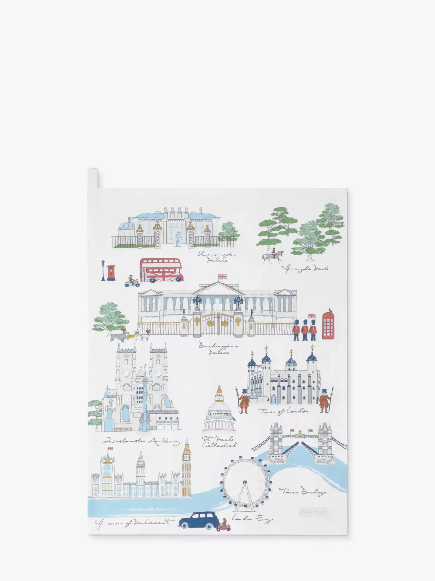 Sophie Allport London Scene Tea Towel