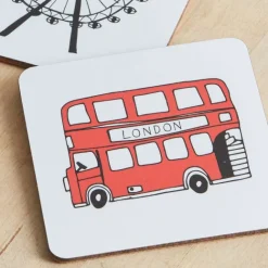 Victoria Eggs London Skyline Set of 4 Coasters