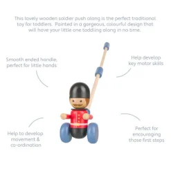 Orange Tree Toys London Soldier Push Along (Boxed)