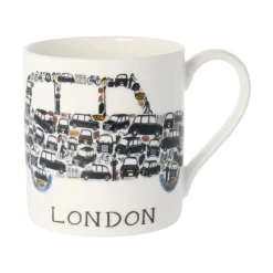 Mclaggan Smith London Taxi Bone China Mug
