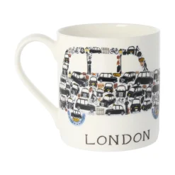 Mclaggan Smith London Taxi Bone China Mug