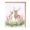 Wrendale Designs 'Lord and Lady' Deer Blank Greetings Card