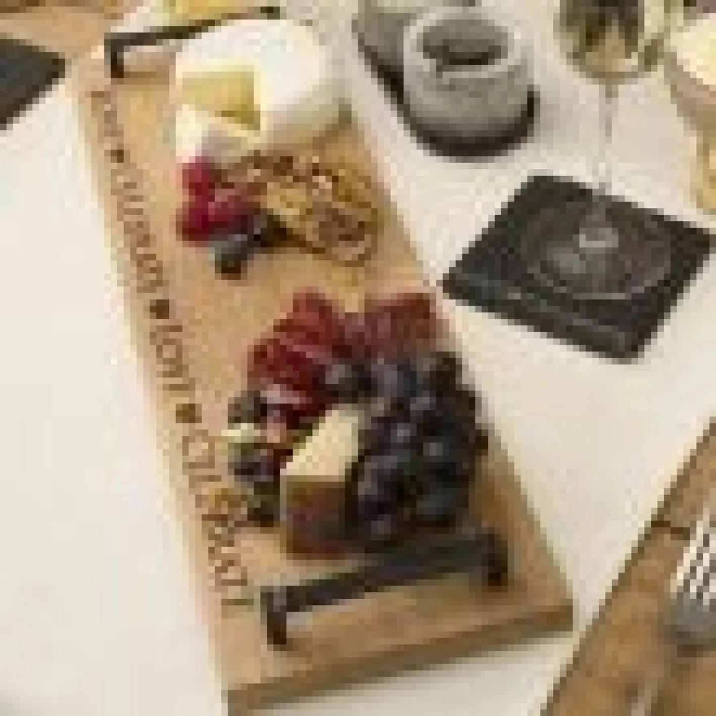 Selbrae Love & Celebrate Oak Serving Tray with Burnished Steel Handles