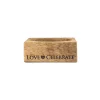Selbrae Love & Celebrate Oak Wine Bottle Coaster