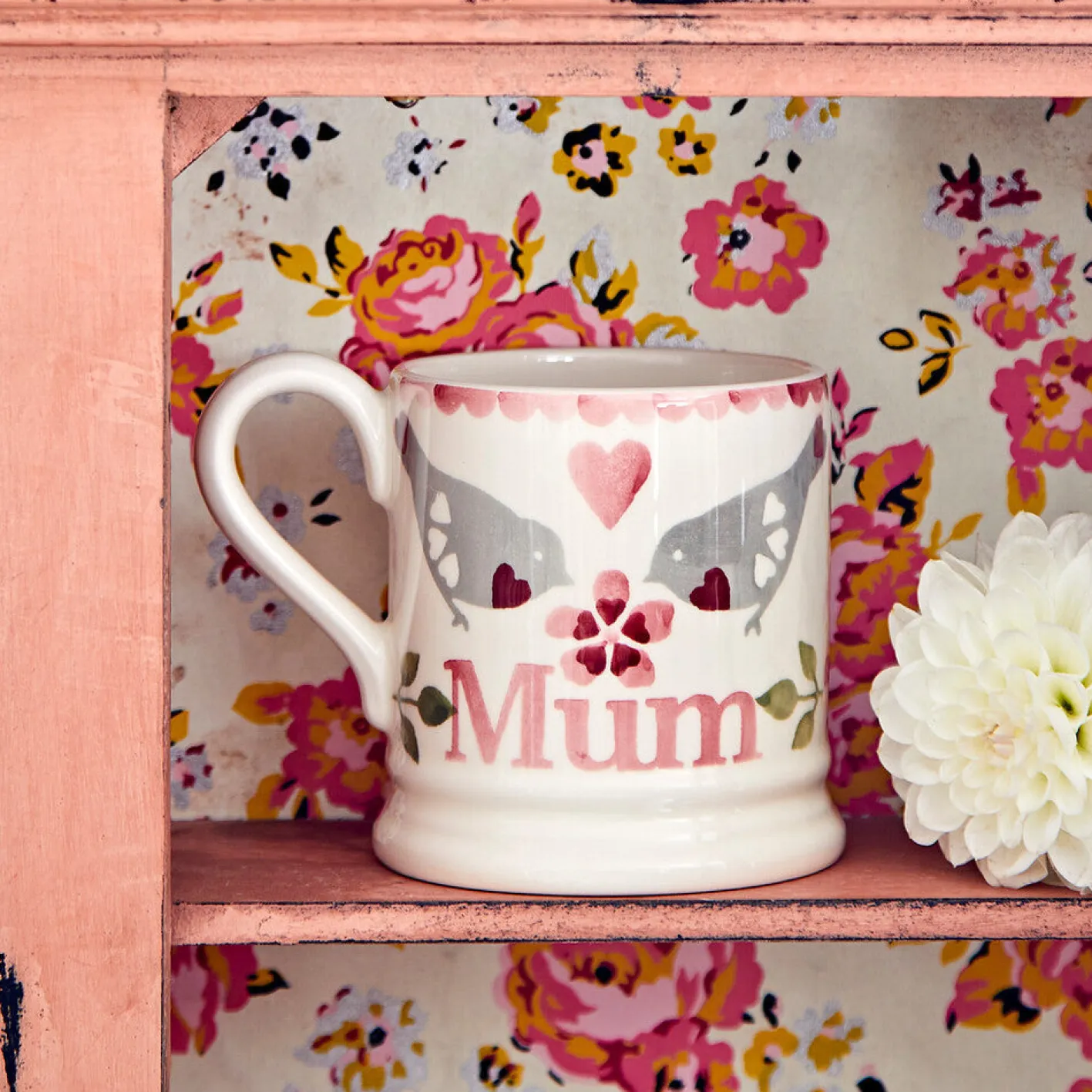 Emma Bridgewater Lovebirds Mum 1/2 Pint Mug