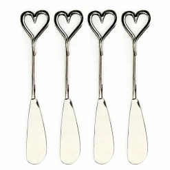 Selbrae Love Heart Butter Knives Set of 4