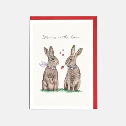 Lottie Murphy 'Love Is In The Hare' Hare Valentine's Card