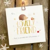 Ginger Betty Lovely Friend Christmas Card
