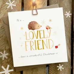Ginger Betty Lovely Friend Christmas Card