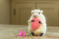 Sew Heart Felt Loving Lottie Sheep Holding a Heart