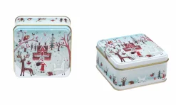 Elite Tins Lucy Loveheart Small Square Winter Tin