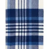 Bronte Moon Lulworth Harbor Blue Merino Lambswool Throw