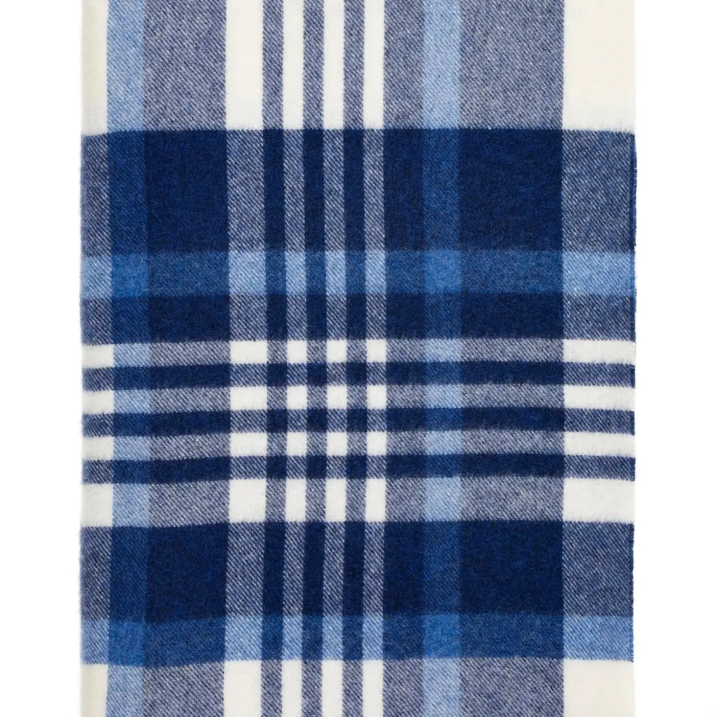 Bronte Moon Lulworth Harbor Blue Merino Lambswool Throw