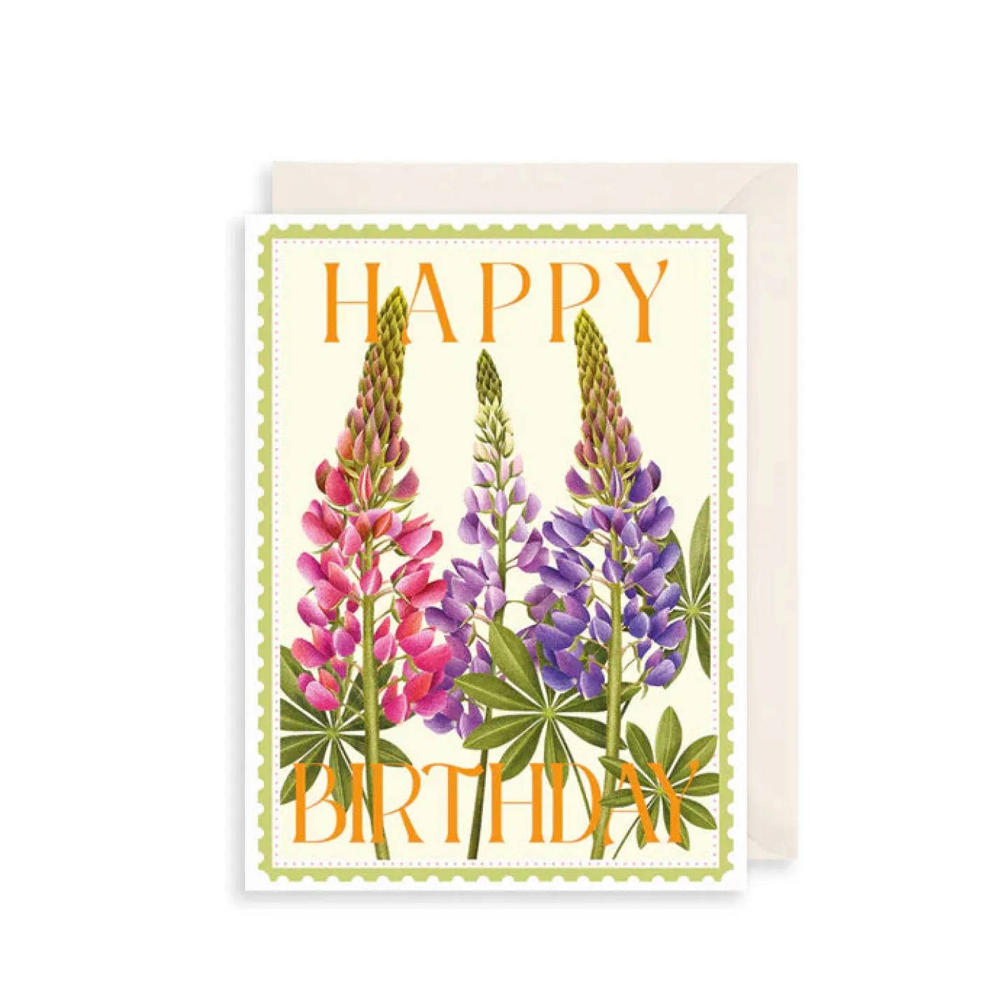 The Art File Lupins Greeting Card
