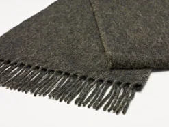 Bronte Moon Luxury Gray Merino Lambswool Scarf