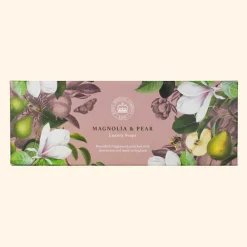 English Soap Company Magnolia & Pear Triple Soap Gift Box