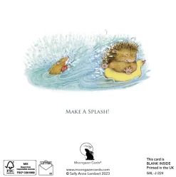 Moongazer Cards Make a Splash Greeting Card