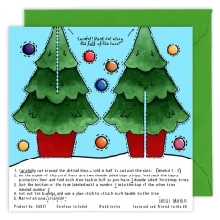 Yeti Make Your Own Christmas Tree Card