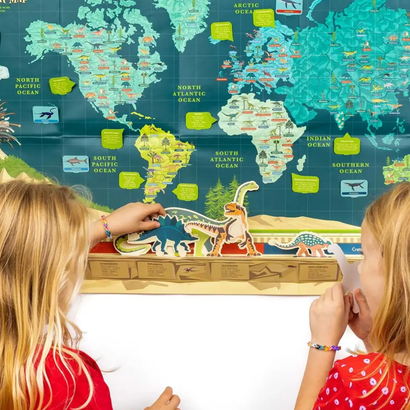 Clockwork Soldier Make Your Own Dinosaur Timeline & World Map by