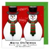 Yeti Make Your Own Snowman Christmas Card