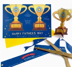 Yeti Make Your Own Trophy Father's Day Card