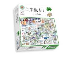 All Jigsaw Puzzles Map of Cornwall 1000 Piece Jigsaw Puzzle