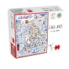 All Jigsaw Puzzles Map of England 1000 Piece Jigsaw Puzzle