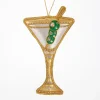 Tinker Tailor Martini Glass with Olive Decoration by London