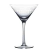 The Vintage List Martini Glass with Ovals Design by