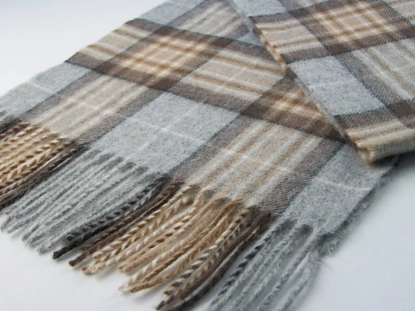 Bronte Moon McKellar Tartan Merino Lambswool Scarf