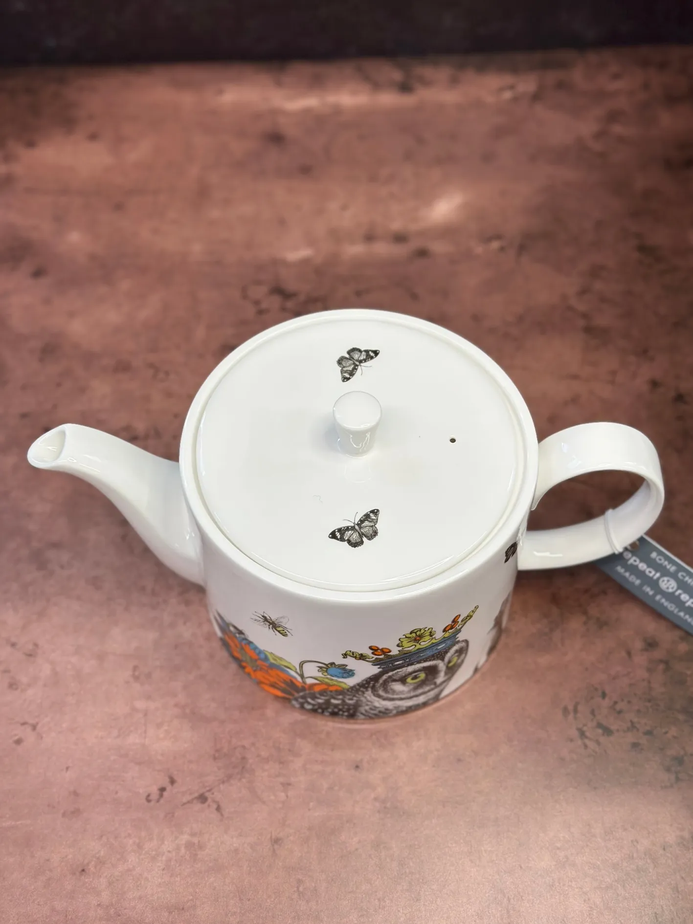 Repeat Repeat Menagerie Hoot Teapot