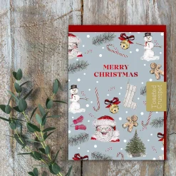 Toasted Crumpet Merry Christmas Small Greetings Card