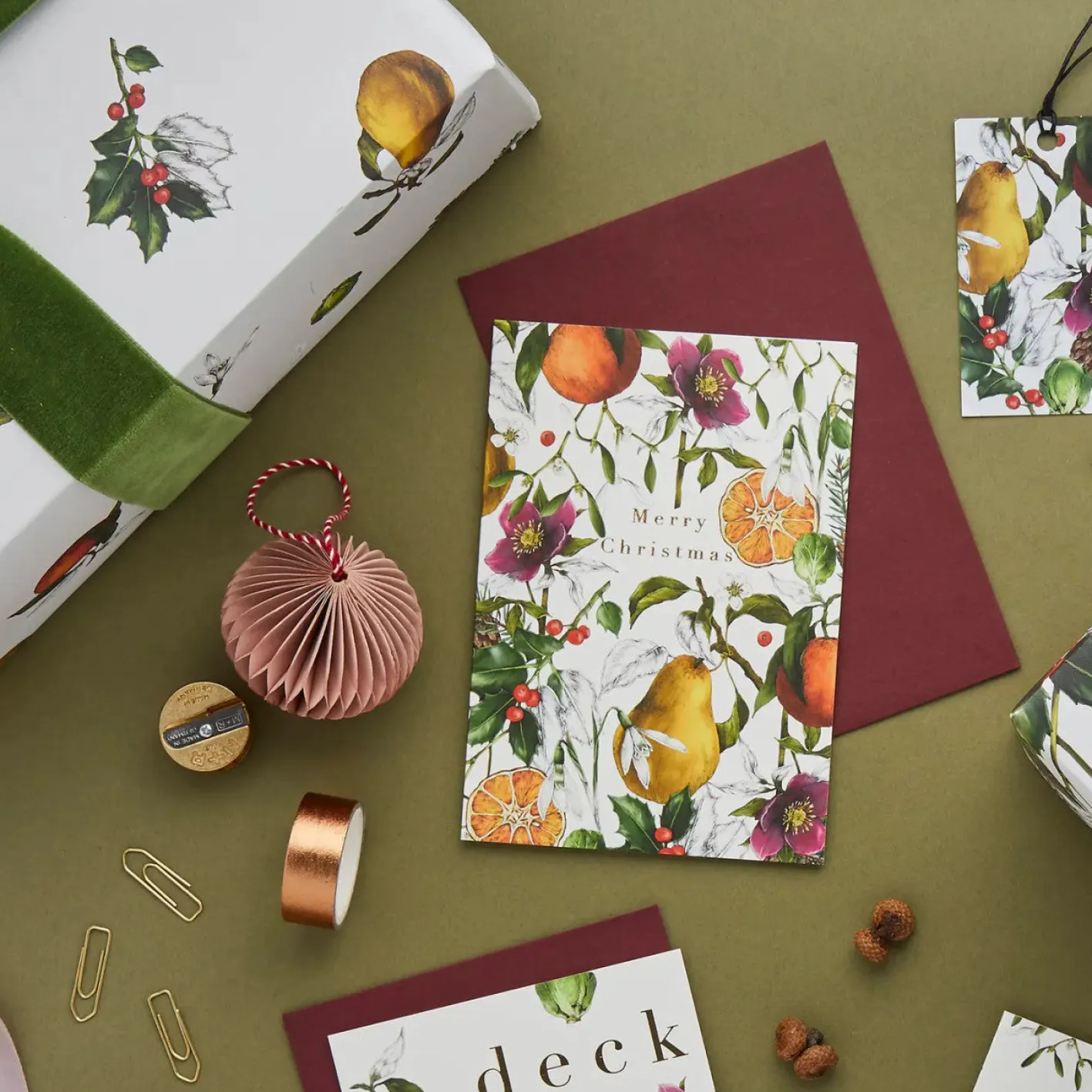 Catherine Lewis Merry Christmas - 'Winter Decadence' Card