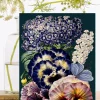 Madame Treacle Midnight Pansies Card