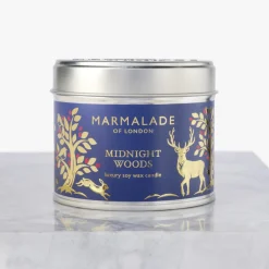 Marmalade of London Midnight Woods Medium Tin Candle
