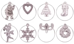Heart and Soul Mini Gold Diamond 6in Christmas Crackers Box of 6