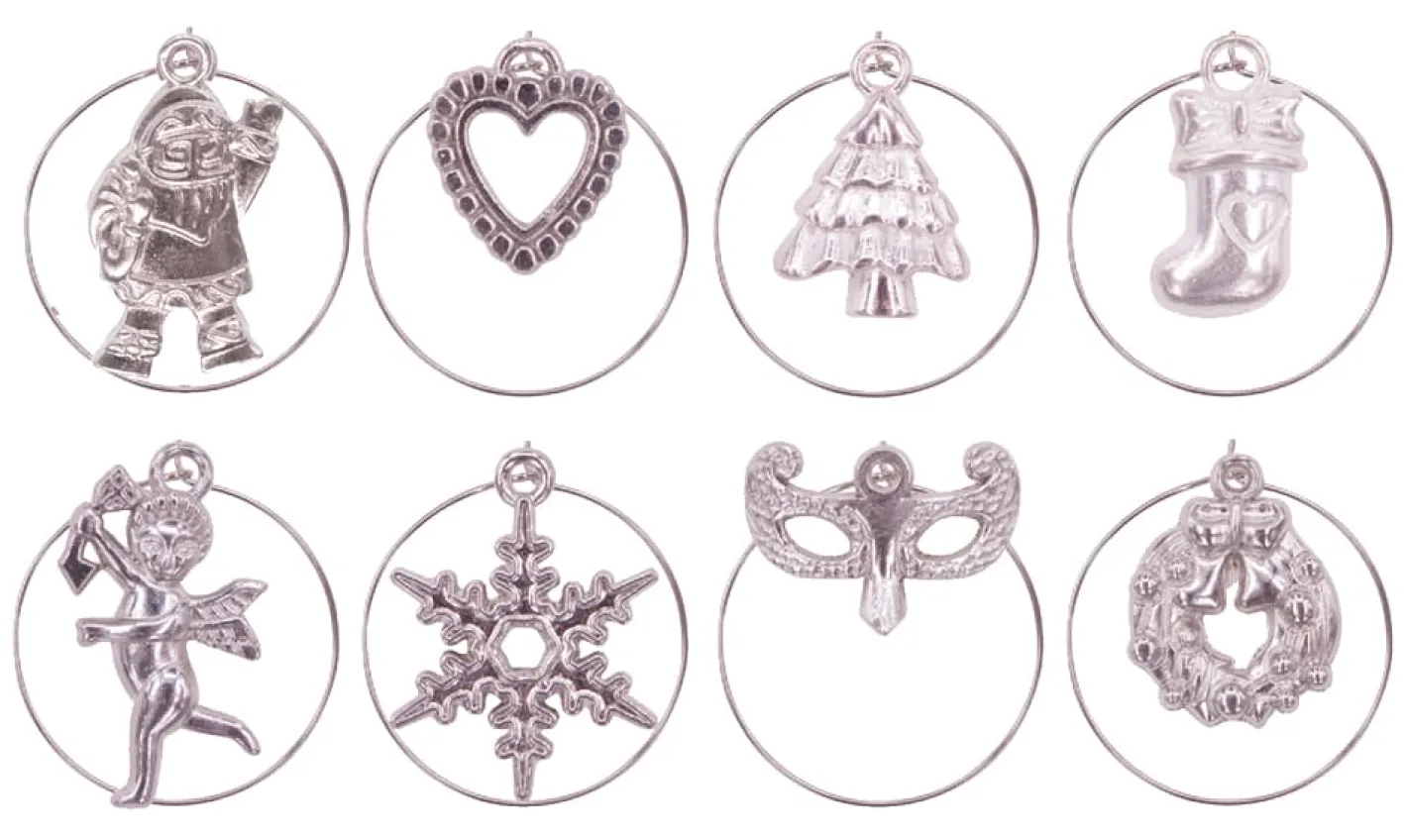 Heart and Soul Mini Gold Diamond 6in Christmas Crackers Box of 6