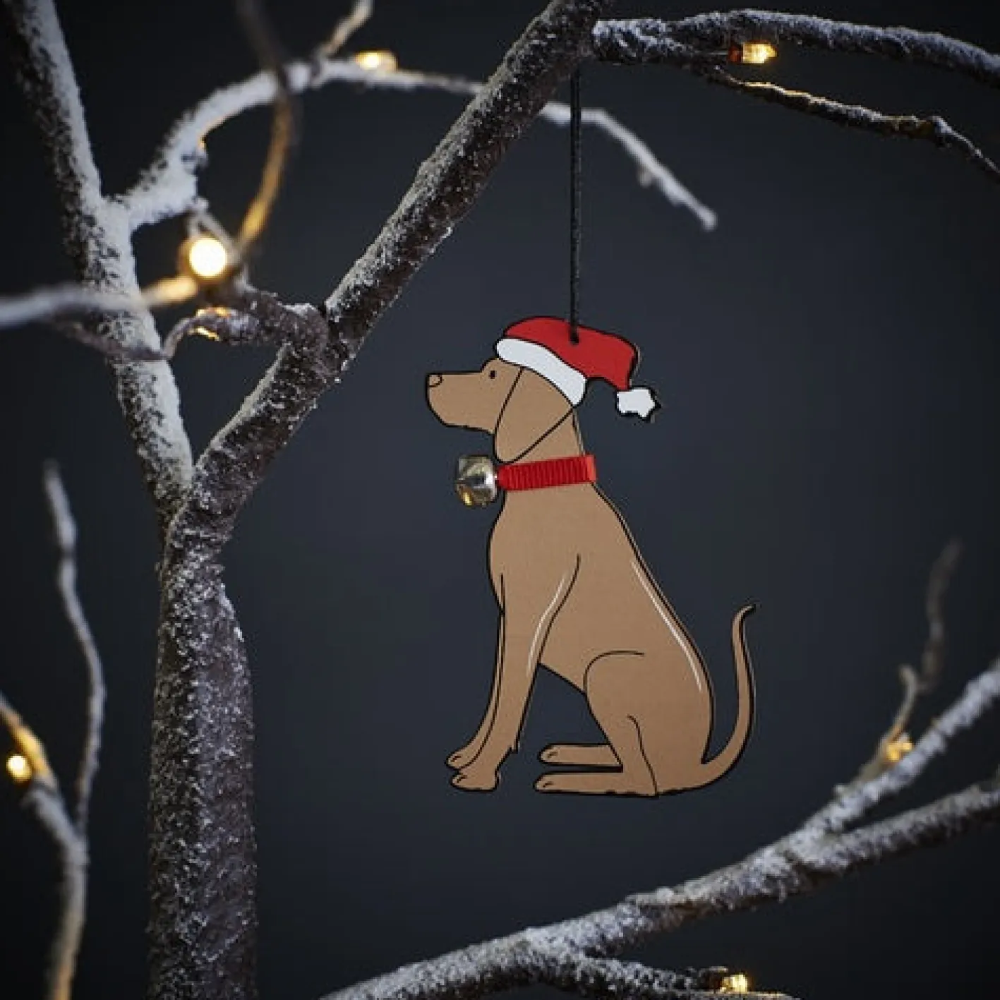 Sweet William Mischievous Mutts Christmas Decoration