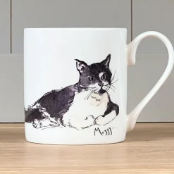 Mclaggan Smith Moggy Cat Bone China Mug