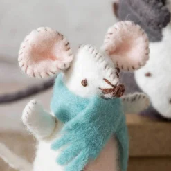 Corinne Lapierre Mouse Family Wool Mix Felt Craft Kit