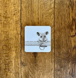 Katherine Sheard Designs Mouse on Branch Coaster