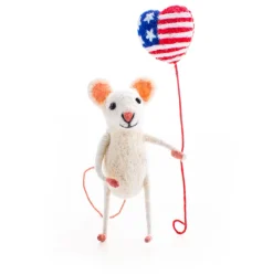 Sew Heart Felt Mouse with USA Balloon