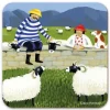 Emma Ball Mr. & Mrs. Fish Sheep Coaster
