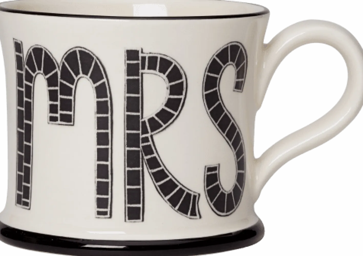 Moorland Pottery Mr & Mrs Twin Set of Mugs by