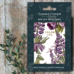 Toasted Crumpet Mulberry Box Set of 6 Thank You Cards