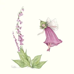 Moongazer Cards My Garden Foxglove Fairy Greeting Card