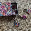 Emma Ball Mystical Lanterns Set of 6 Crochet Markers in a Pocket Tin