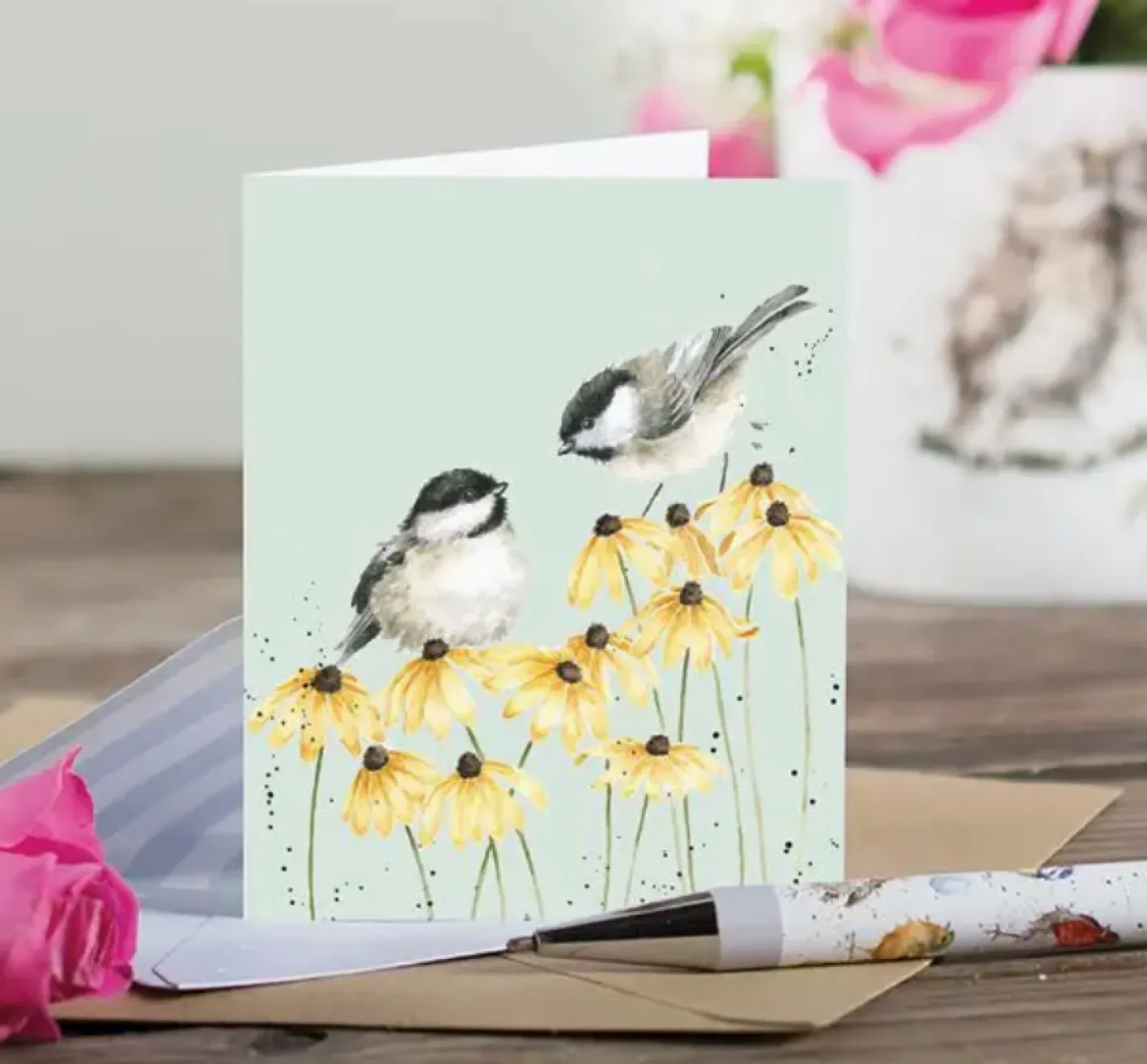 Wrendale Designs 'My Sweet Chickadee' Blank Greetings Card